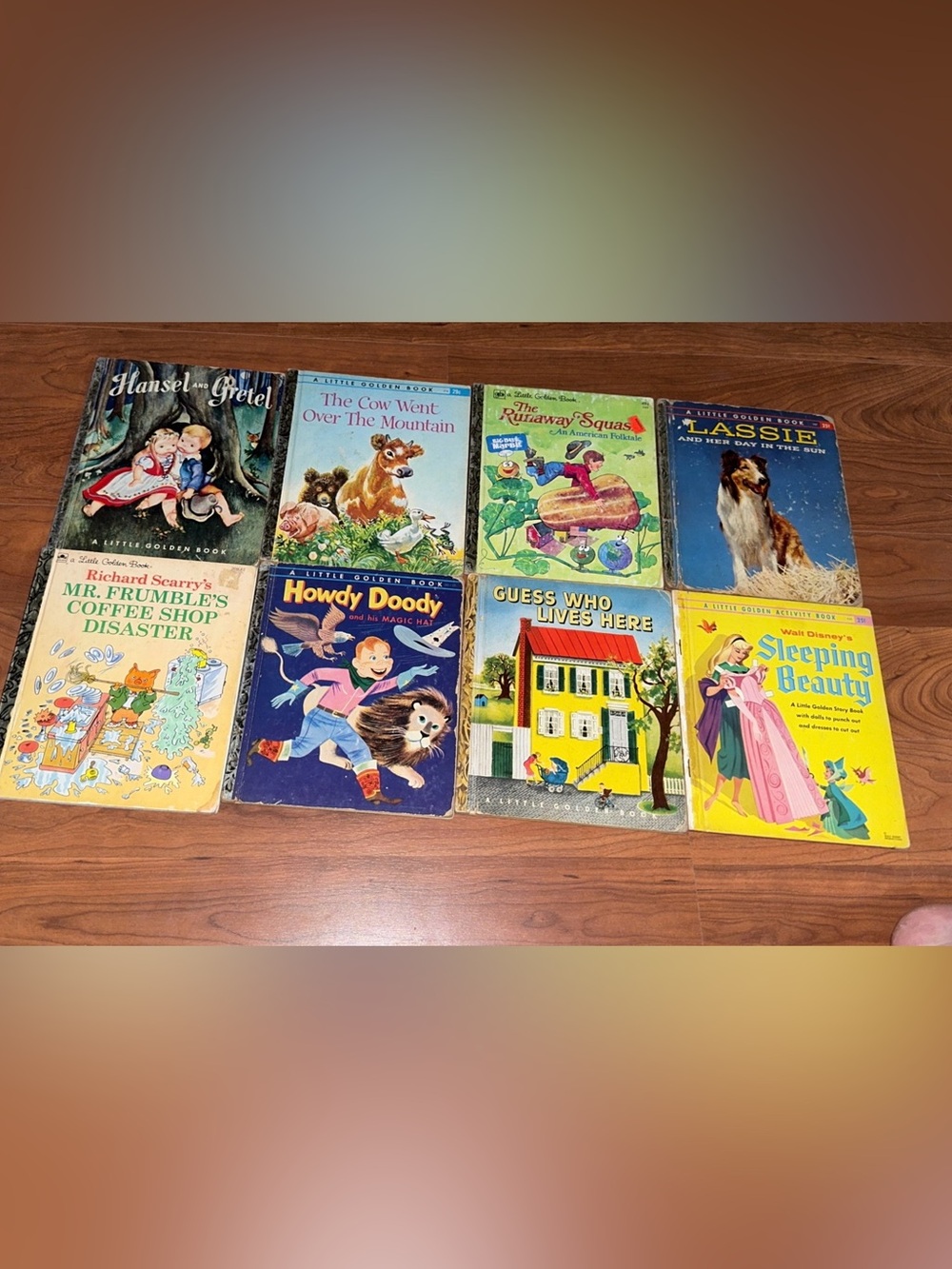 Vintage Little Golden Books 8 Howdy Doody Cow Squash Mr Frumble Lassie